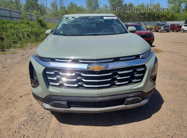 3GNAXHEGXSL184252 2025 CHEVROLET EQUINOX Green Вид спереду