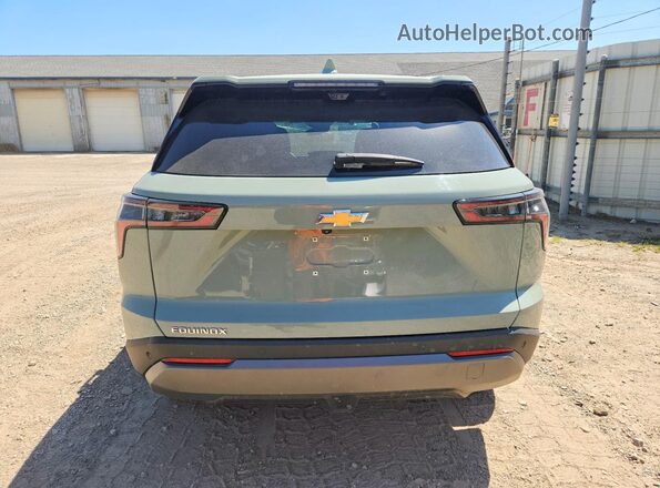 3GNAXHEGXSL184252 2025 CHEVROLET EQUINOX Green Вид ззаду
