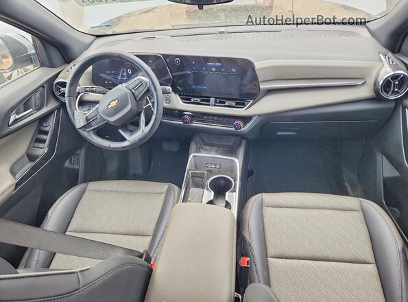 3GNAXHEGXSL192058 2025 CHEVROLET EQUINOX Черный Вид панели приборов