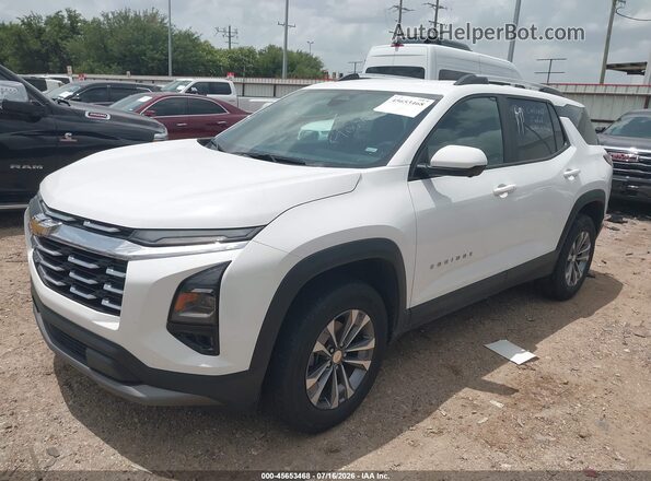 3GNAXHEGXSL223843 2025 CHEVROLET EQUINOX White Передня ліва чверть
