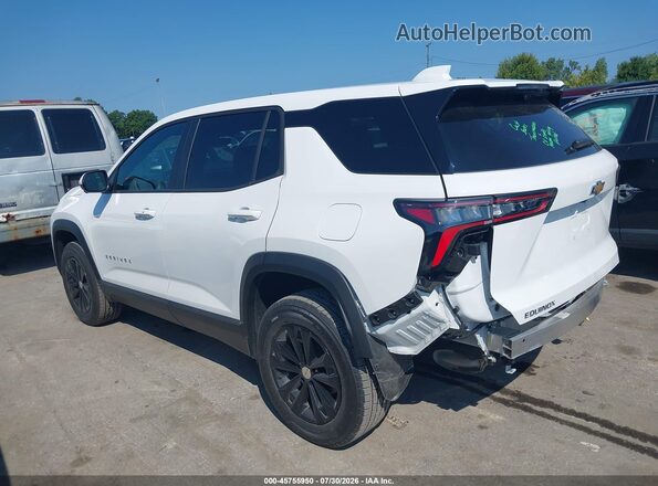 3GNAXHEGXTL459989 2026 CHEVROLET EQUINOX White Trasero izquierdo
