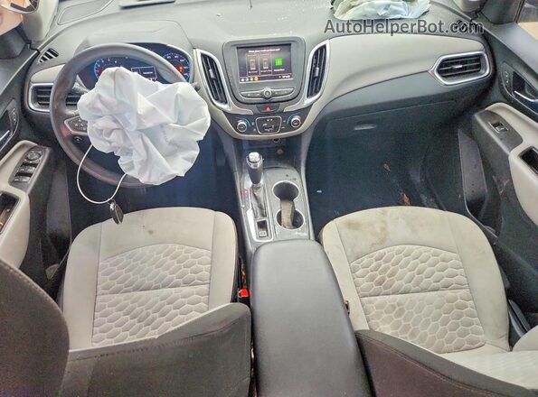 3GNAXHEV0LS580356 2020 CHEVROLET EQUINOX Серебряный Вид панели приборов