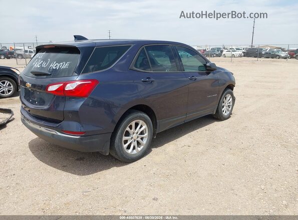 3GNAXHEV1JL403077 2018 CHEVROLET EQUINOX Blue უკანა მარჯვენა