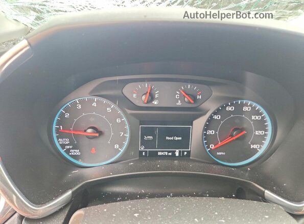 3GNAXHEV1LS603983 2020 CHEVROLET EQUINOX Blue Widok zestawu wskaźników