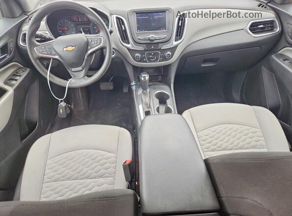 3GNAXHEV1LS606026 2020 CHEVROLET EQUINOX Белый Вид панели приборов