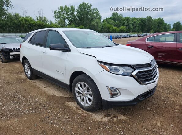 3GNAXHEV1LS606026 2020 CHEVROLET EQUINOX Белый Передняя правая четверть
