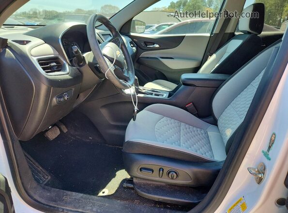 3GNAXHEV1LS730779 2020 CHEVROLET EQUINOX White Widok wnętrza z przodu