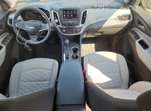 3GNAXHEV1LS738445 2020 CHEVROLET EQUINOX Silver წინა პანელის ხედი