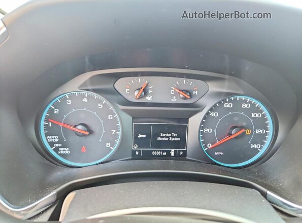 3GNAXHEV1LS738445 2020 CHEVROLET EQUINOX Silver ხელსაწყოთა პანელის ხედი
