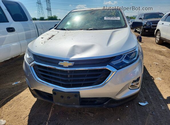 3GNAXHEV1LS738445 2020 CHEVROLET EQUINOX Silver წინა ხედი