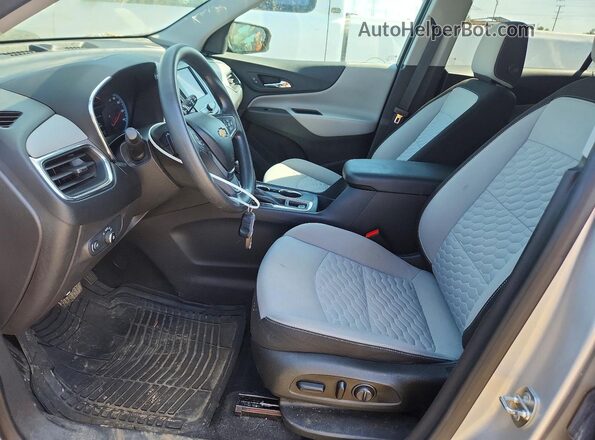 3GNAXHEV1LS738445 2020 CHEVROLET EQUINOX Silver წინა სალონის ხედი