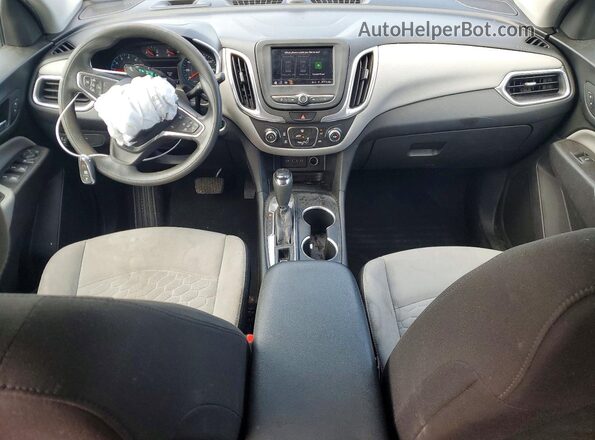 3GNAXHEV1MS106868 2021 CHEVROLET EQUINOX Blue Առջևի վահանակի տեսք