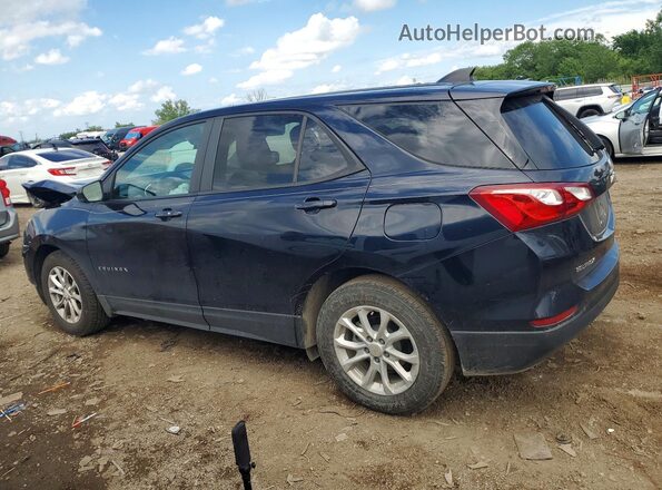 3GNAXHEV1MS106868 2021 CHEVROLET EQUINOX Blue Հետևի ձախ