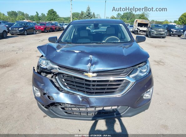 3GNAXHEV2JS513285 2018 CHEVROLET EQUINOX Синий Вид щитка приборов