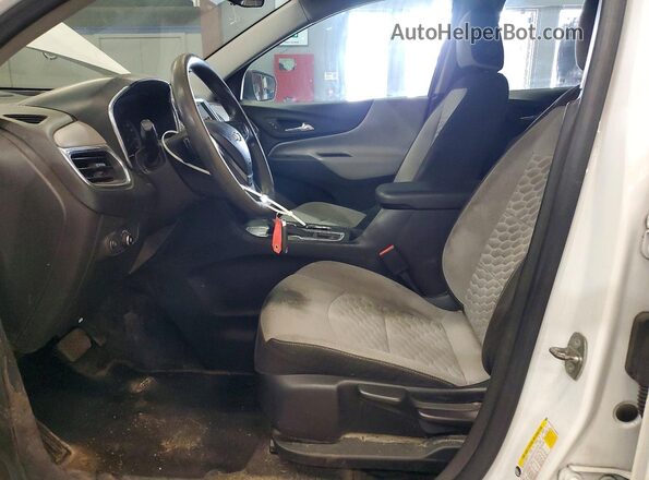 3GNAXHEV2LS543535 2020 CHEVROLET EQUINOX White Вид салону спереду