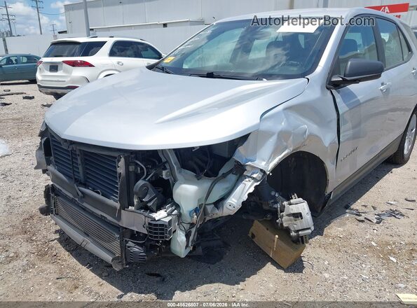 3GNAXHEV2MS151804 2021 CHEVROLET EQUINOX Silver Front view