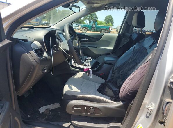3GNAXHEV3MS129746 2021 CHEVROLET EQUINOX Серебряный Вид салона спереди