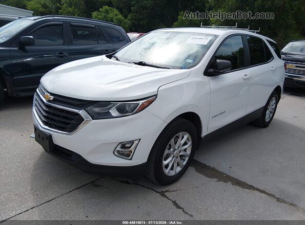 3GNAXHEV3MS173830 2021 CHEVROLET EQUINOX White წინა მარცხენა ხედი სამი მეოთხედიდან