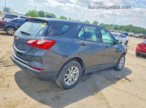 3GNAXHEV4JL172949 2018 CHEVROLET EQUINOX Gray Trasero derecho