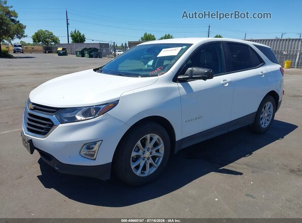 3GNAXHEV4LS693503 2020 CHEVROLET EQUINOX Белый Передняя левая четверть