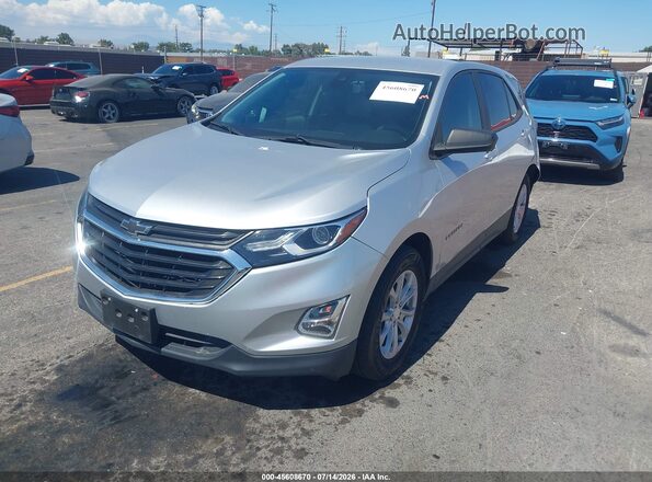 3GNAXHEV4MS130601 2021 CHEVROLET EQUINOX Silver Передня ліва чверть