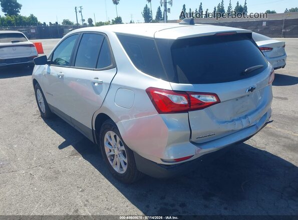 3GNAXHEV4MS130601 2021 CHEVROLET EQUINOX Silver Задня ліва чверть