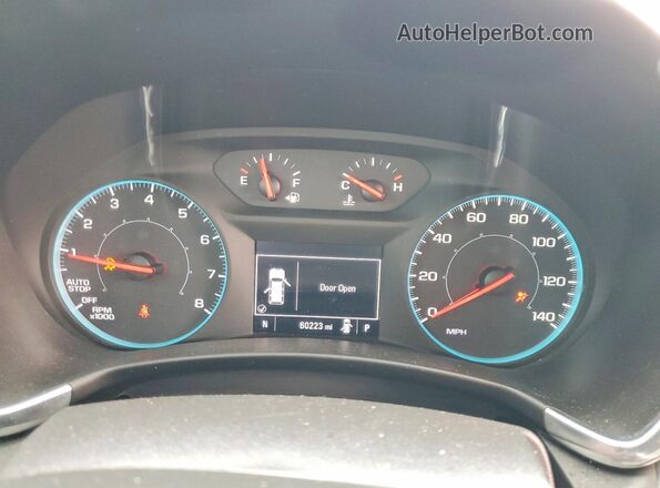3GNAXHEV4MS156065 2021 CHEVROLET EQUINOX Silver Вид щитка приладів