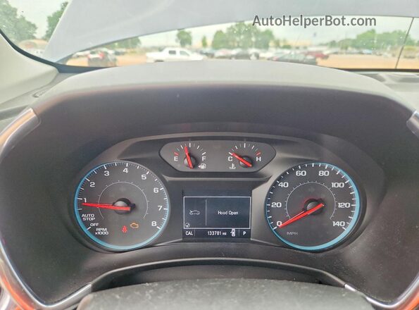 3GNAXHEV5JS525849 2018 CHEVROLET EQUINOX Blue Vista del cuadro de instrumentos