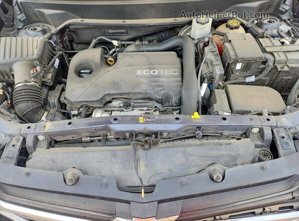 3GNAXHEV5JS525849 2018 CHEVROLET EQUINOX Blue Vista del compartimento del motor