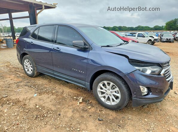 3GNAXHEV5JS525849 2018 CHEVROLET EQUINOX Blue Delantero derecho