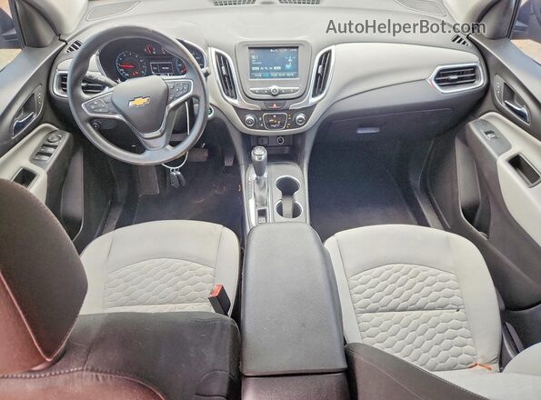 3GNAXHEV5JS525849 2018 CHEVROLET EQUINOX Blue Vista del salpicadero