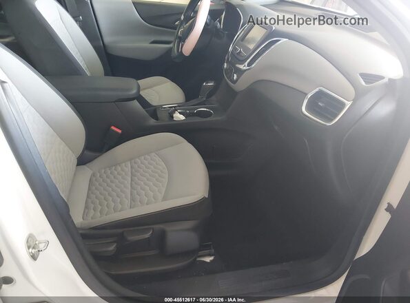 3GNAXHEV5JS535474 2018 CHEVROLET EQUINOX White წინა სალონის ხედი