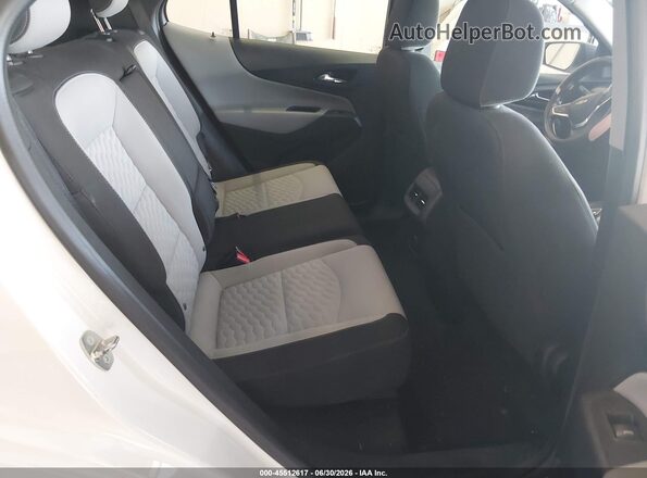 3GNAXHEV5JS535474 2018 CHEVROLET EQUINOX White VIN კოდის სტიკერის ხედი