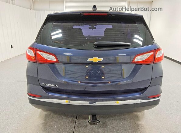3GNAXHEV6JS615012 2018 CHEVROLET EQUINOX Blue Rear view