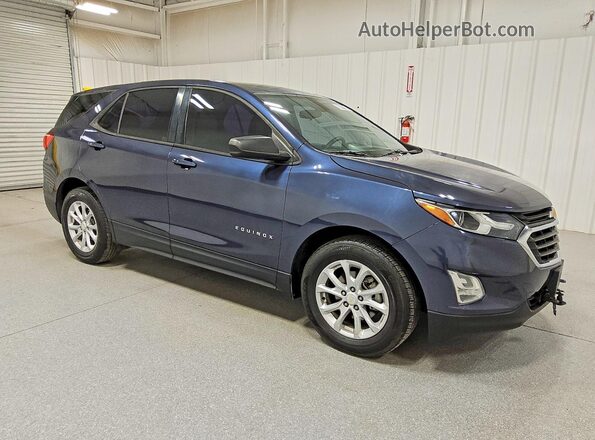 3GNAXHEV6JS615012 2018 CHEVROLET EQUINOX Blue Front right
