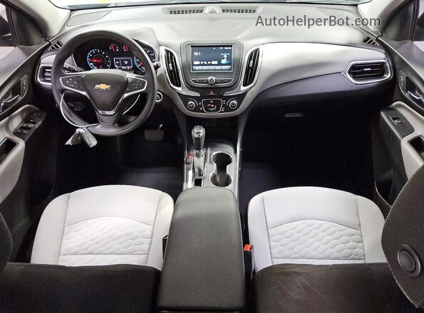 3GNAXHEV6JS615012 2018 CHEVROLET EQUINOX Blue Dashboard view