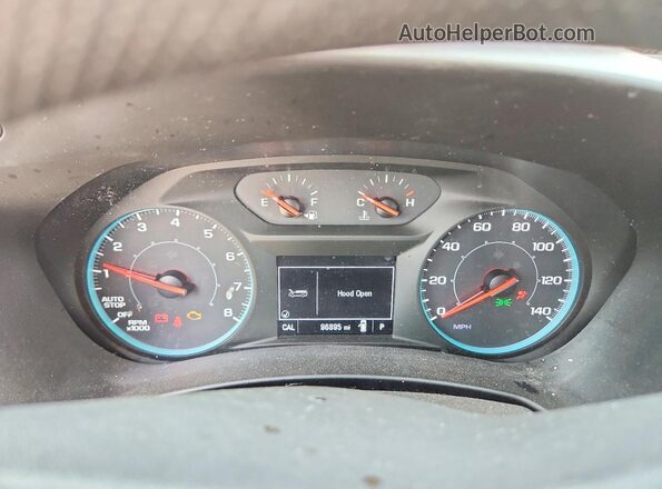 3GNAXHEV6MS164832 2021 CHEVROLET EQUINOX Silver Instrument cluster view