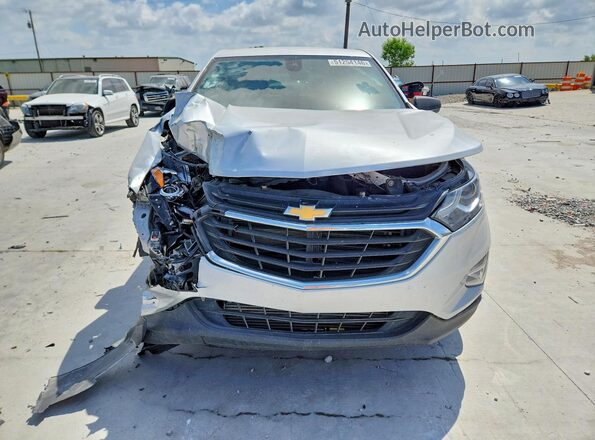 3GNAXHEV6MS164832 2021 CHEVROLET EQUINOX Silver Front view