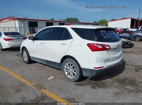 3GNAXHEV7JS641263 2018 CHEVROLET EQUINOX White Trasero izquierdo