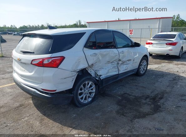 3GNAXHEV7JS641263 2018 CHEVROLET EQUINOX White Trasero derecho