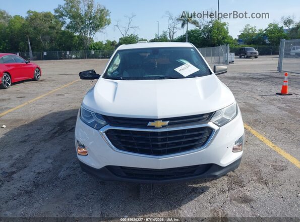 3GNAXHEV7JS641263 2018 CHEVROLET EQUINOX White Vista del cuadro de instrumentos