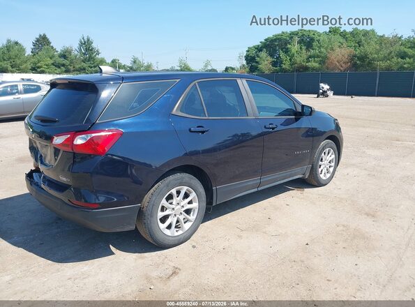 3GNAXHEV7LS734562 2020 CHEVROLET EQUINOX Dark Blue Задня права чверть