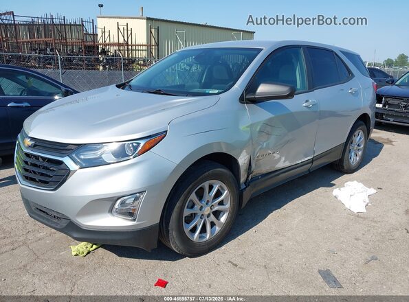 3GNAXHEV7MS164886 2021 CHEVROLET EQUINOX Silver Առջևի ձախ երեք քառորդ տեսարան