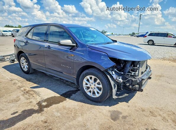 3GNAXHEV8KL169215 2019 CHEVROLET EQUINOX Blue Передня права чверть