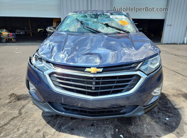 3GNAXHEV8KL274112 2019 CHEVROLET EQUINOX Blue Вид спереду