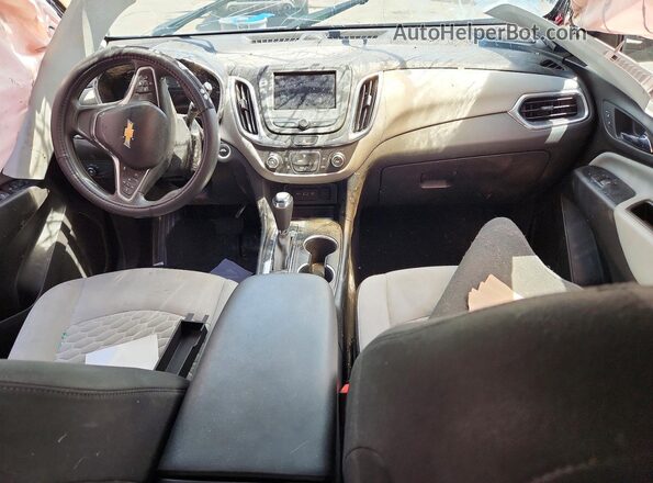 3GNAXHEV8KL274112 2019 CHEVROLET EQUINOX Blue Вид панелі приладів