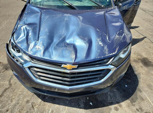 3GNAXHEV8KL274112 2019 CHEVROLET EQUINOX Blue Вид підкапотного простору