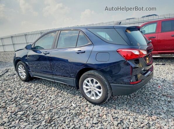 3GNAXHEV8LS676994 2020 CHEVROLET EQUINOX Blue Trasero izquierdo