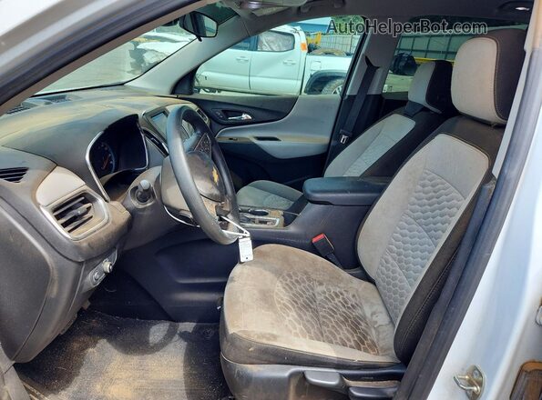 3GNAXHEV8LS693018 2020 CHEVROLET EQUINOX White Front interior view