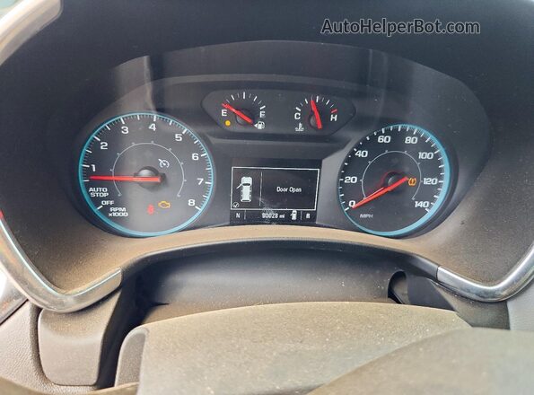 3GNAXHEV8LS693018 2020 CHEVROLET EQUINOX White Instrument cluster view